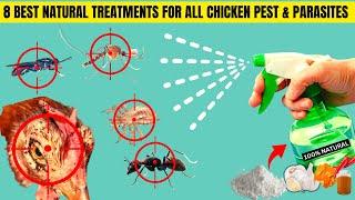 ELIMINATE CHICKEN PARASITES USING NATURAL TREATMENTS | MITES | LICE | MOSQUITOES | ANTS | FLIES