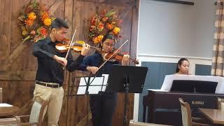 Jeffrey Cheng, Ellie Pan, and Navya Sinha- 5 Pieces for 2 Violins by Dmitri Shostakovich
