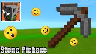 Craftsman: building craft Pixel Art Tutorial: Stone Pickaxe