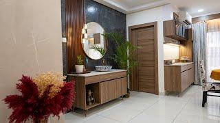 3BHK Home Interiors | Aparna Kanopy Marigold, Kompally, Hyderabad