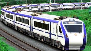 HIGH SPEED TRAINS CROSSING | RAILWAY CROSSING | BUMPY RAILROAD | RAILWORKS SIMULATOR | NTG GAMING