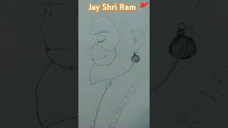 Hanuman drawing Jay Shri Ram  #djremix