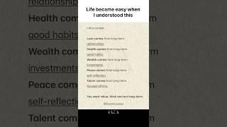 Life became easy ️ #growth #motivation #selfimprovement #quotes #dailymotivation #mindset