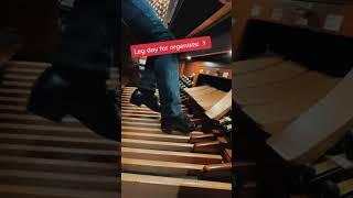 Daily Leg Workout - #organist #organists #organmusic #bach #jsbach #baroquemusic #orgelmusik