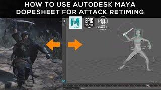 How to Retime Animations Quickly & Efficiently | Autodesk Maya Dope sheet & Timeline Workflow | UE5