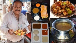 PINK Masala Dosa, Sardar Ji की Current Chaat, Idli Sambar & More || Rohtak Street Food