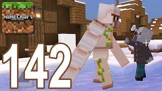 Minecraft: Bedrock Edition - Gameplay Walkthrough Part 142 - Raid: Golem vs Pillager (iOS, Android)