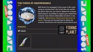 The Curse Of Akkorokamui Mission Fishing Planet Halloween Event