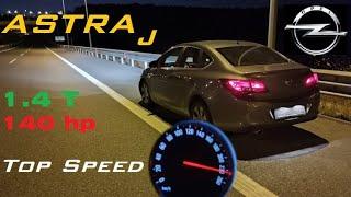 OPEL ASTRA J (2020) 1.4 TURBO (140 hp) Acceleration & Top Speed