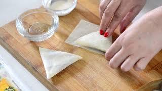 How to Fold Samosa | Samosa Folding Technique | How to Fold Samosa patti