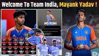 IND vs BAN: Mayank Yadav finishes with 4-0-21-1 on his T20I Debut !