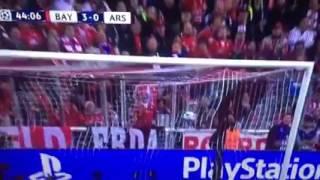 Bayern Munich vs Arsenal - David Alaba Fantastic Goal