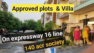 Plots & Villa in approved society | NH 24 | Sushanta Aqua polish | Crossing Republic | AnsalAPI Plot