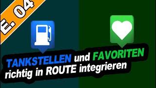 So passt du deine ROUTE UNTERWEGS an!