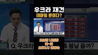 [오늘장내일장] 우크라 재건, 테마일 뿐이다? #shorts #우크라이나재건주 #테마주