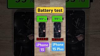 iPhone 15 vs iPhone 15 Plus battery test!