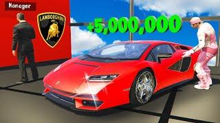 Stealing Every Lamborghini from Dealership in GTA 5