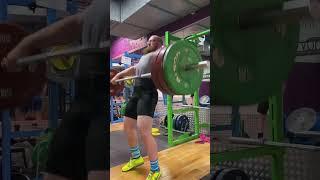 140kg low hang snatch (10kg PB)