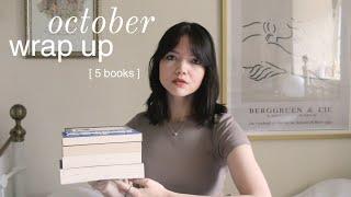 october wrap up | the assassin's blade, a psalm for the wild-built + more