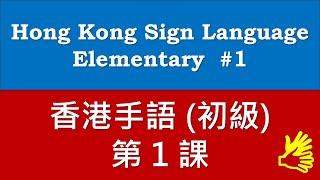 Hong Kong Sign Language (Pt 1/9)：People, Numbers, Question Words【English Subtitle】