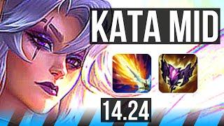 KATARINA vs DIANA (MID) | NA Grandmaster | 14.24