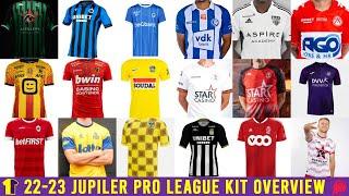 2022-23 Belgian First Division Football Kit Overview