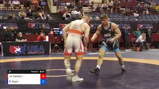 2023 Senior Nationals: Richard Carlson vs Ryan Epps: 87 KG Greco-Roman Quarterfinals