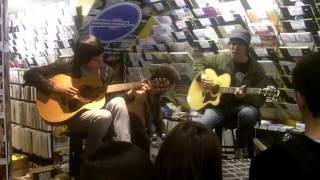 The Cribs acoustic set at Banquet Records