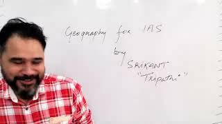 GEOGRAPHY for IAS | GS1| Fresh Batch| Srikant Tripathi Sir | Vidyapeeth IAS