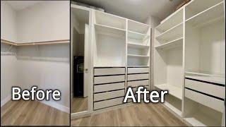 DIY IKEA Pax系列Walk-in Closet衣帽间