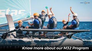 Sailing the M32 catamarans