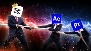 CAPCUT VS AFTER EFFECTS | Video Editing 2024 | Capcut PC | Adobe Premiere Pro After Effect