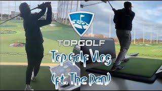 Mashing Golf Balls at Top Golf Loudoun Vlog | (ft. The Den) @TheDen__