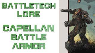 Battletech Lore - Capellan Confederation Battle Armor (Fa Shih, Trinity)