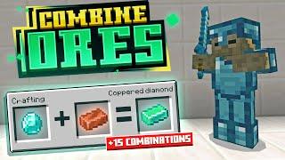 COMBINE ORES Addon enhances Your Minecraft Survival!