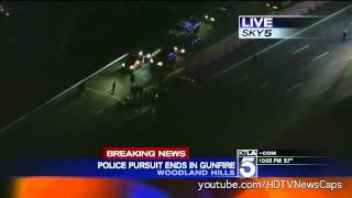 Police Chase ends with deadly freeway shooting - April 11, 2012