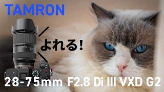 【TAMRON 28-75mm F2.8 Di III VXD G2】 コスパ最強の寄れる標準ズームレンズ