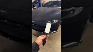 How to clean a suede vinyl wrap!