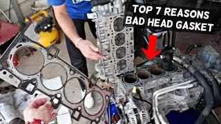 TOP 7 SYMPTOMS OF BAD HEAD GASKET, BLOWN HEAD GASKET