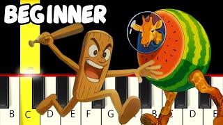 Brainrot - Anime Opening - Slow and Easy Piano Tutorial - Beginner