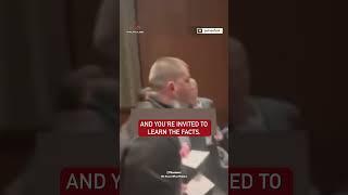 University students interrupted Ex Israeli Prime Minister