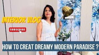 How to design a modern dreamy home? Lodha Belair Jogeswari 3bhk home interior with soft color pallet