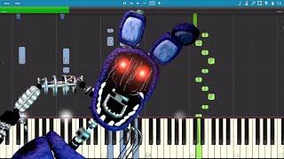 The Joy Of Creation Song + FNAF Rap Remix - Piano Cover / Tutorial - JT Machinima