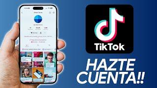 Cómo CREAR una CUENTA de TikTok | Fácil, rápido y sencillo