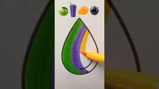 water drop mixing art #youtubeshorts #viral #trending #shortsfeed #satisfying #shorts #subscribe