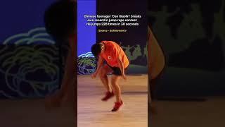 World record in skipping rope contest |This video is speed up,Click above to watch normal video 