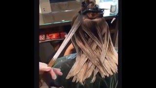 Balayage with Kiss sponge 