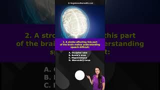 Stroke Nursing Quiz for Nursing School Students, Nurses, & NCLEX Review #shorts