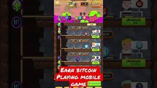 Earn Bitcoin with mobile game free #shorts #games #free #earnmoneyonline #mobile #p2e