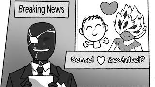 Sensei's Secret Lover Exposed?! [Blue Archive Comic]